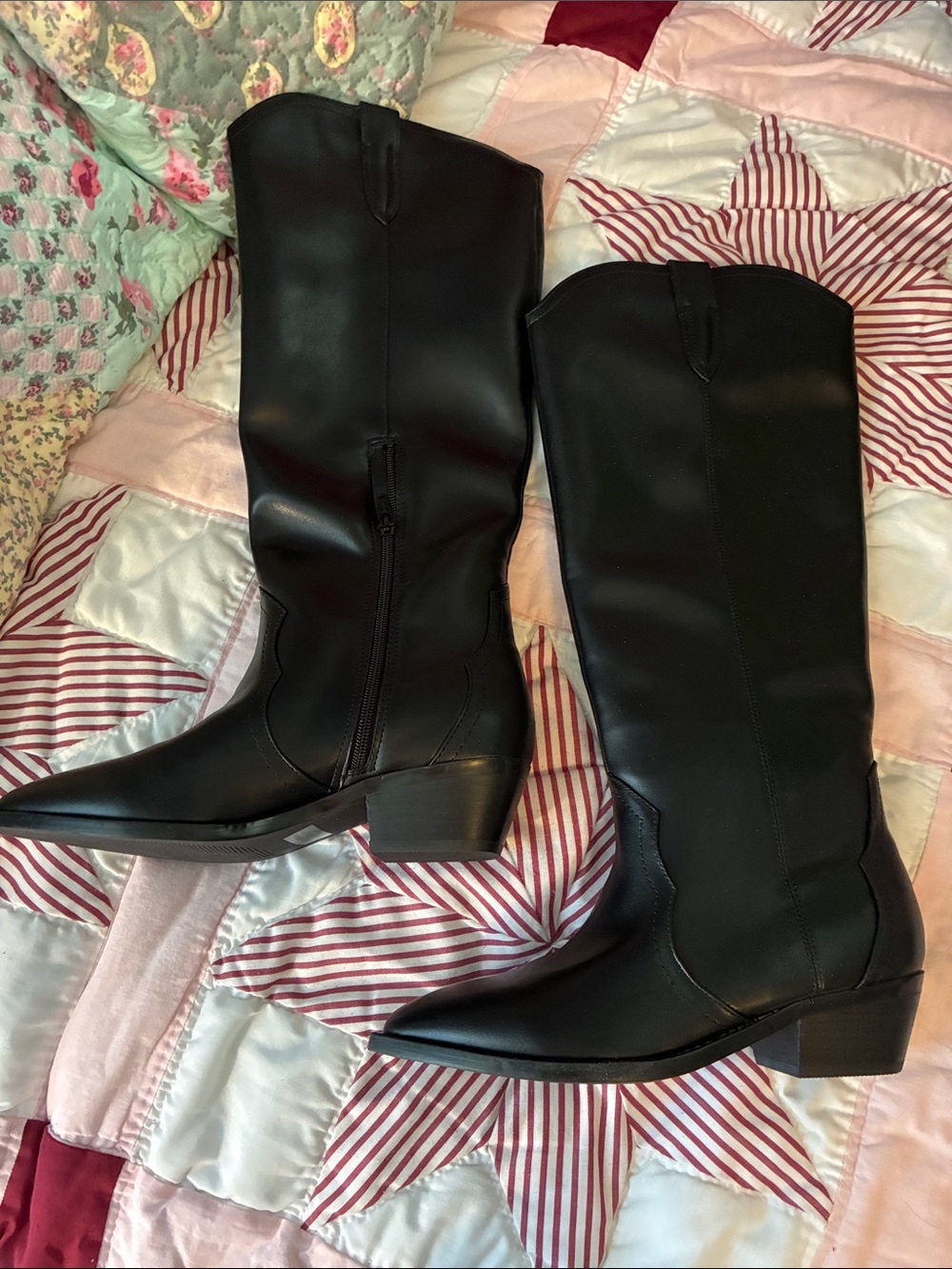 Dolce Vita Classic Black Knee Boots New Sz 8.5 - Picture 3 of 9